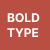 Bold type